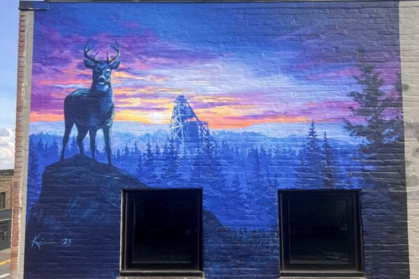 Brick wrap on wall in Chisholm, Minnesota
