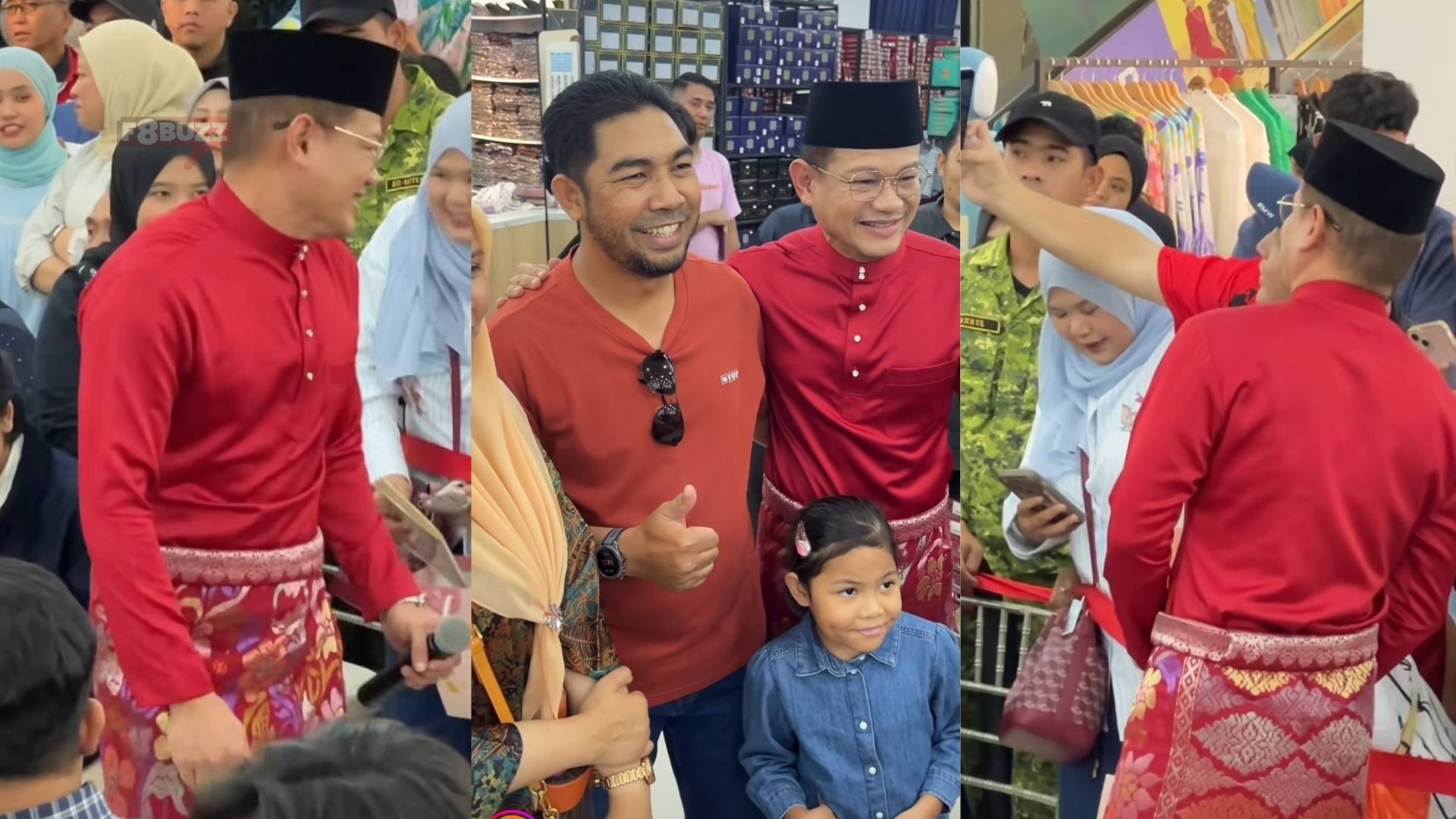 Que Haidar diserbu peminat