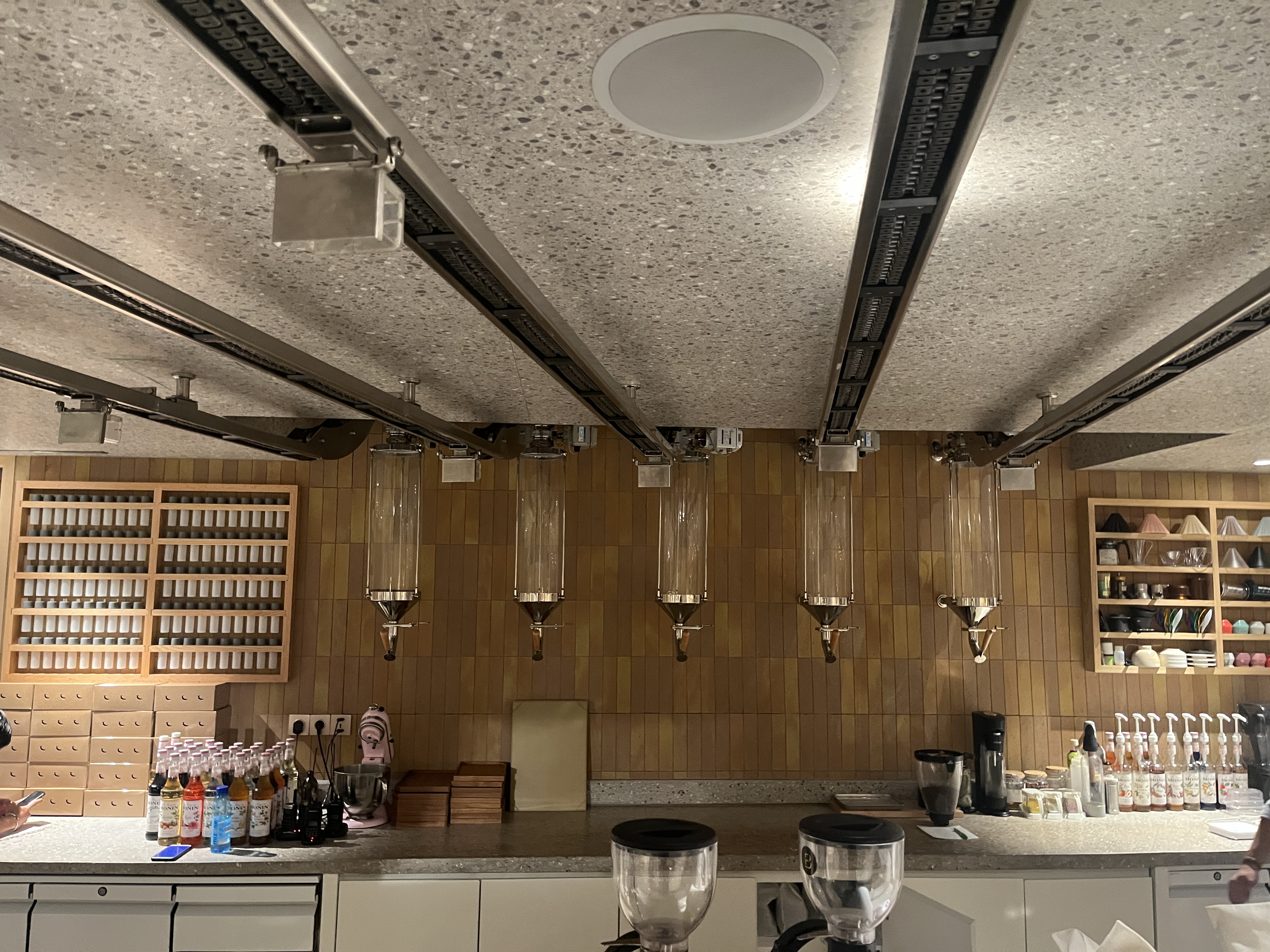 FABA Tech kinetic installation in a commercial interior