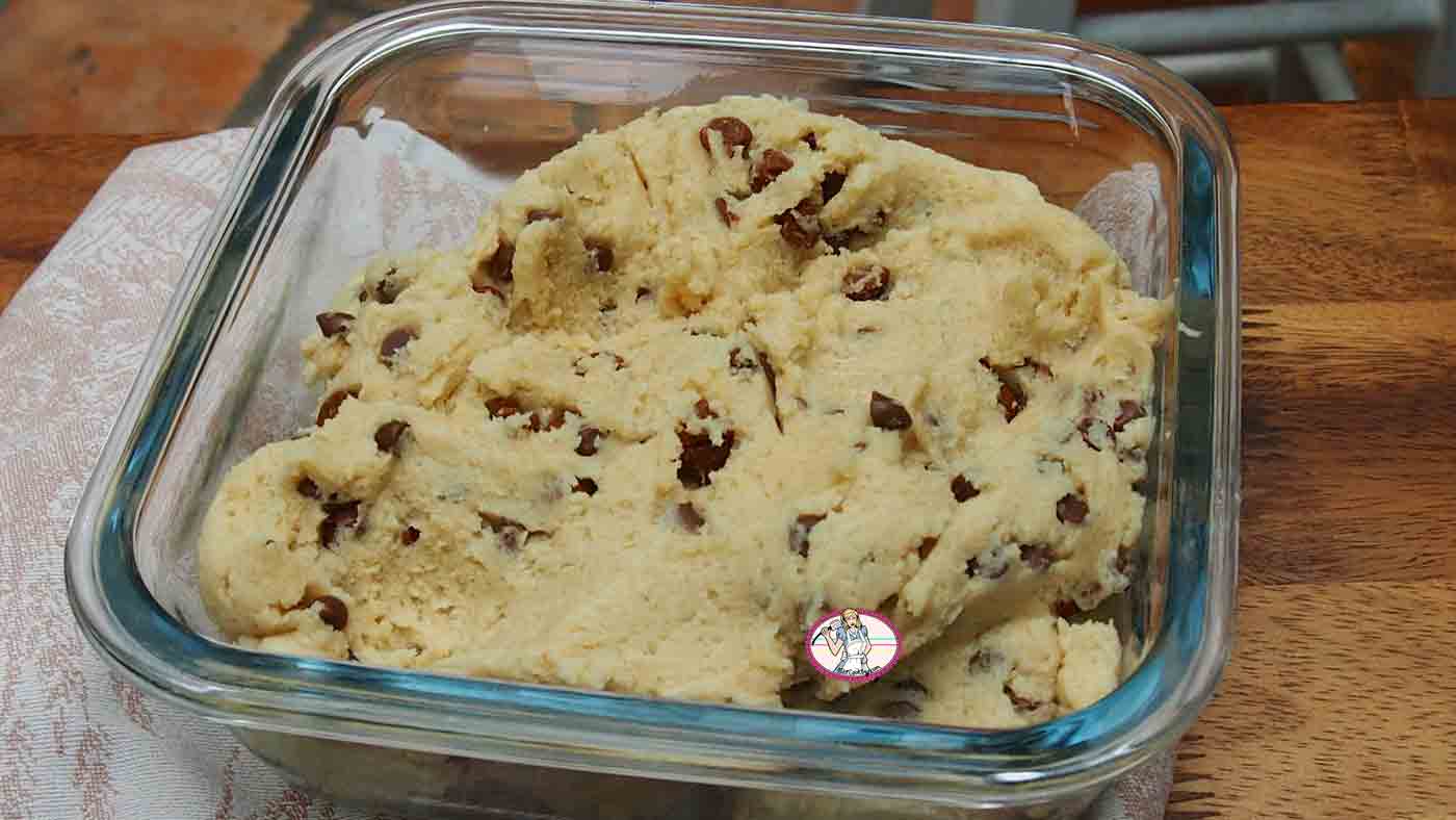 Cookie dough, pâte à cookies aux pépites de chocolat