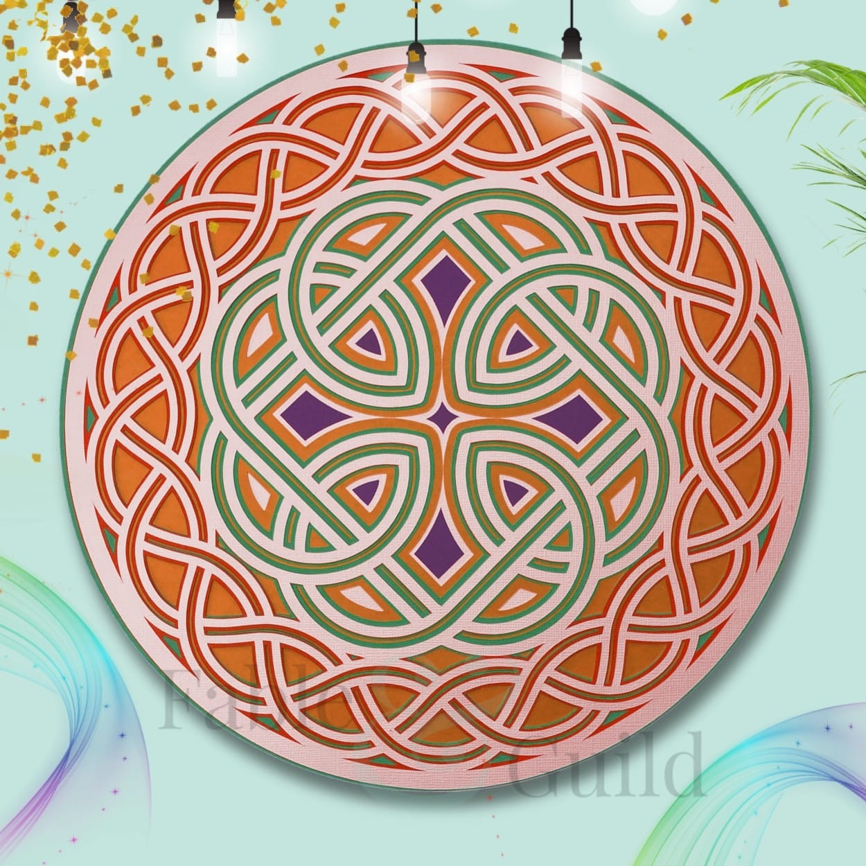 Celtic bond (3d celtic knot svg). Buy Celtic Bond A 3d Celtic Knot Svg Cut File Fable Guild