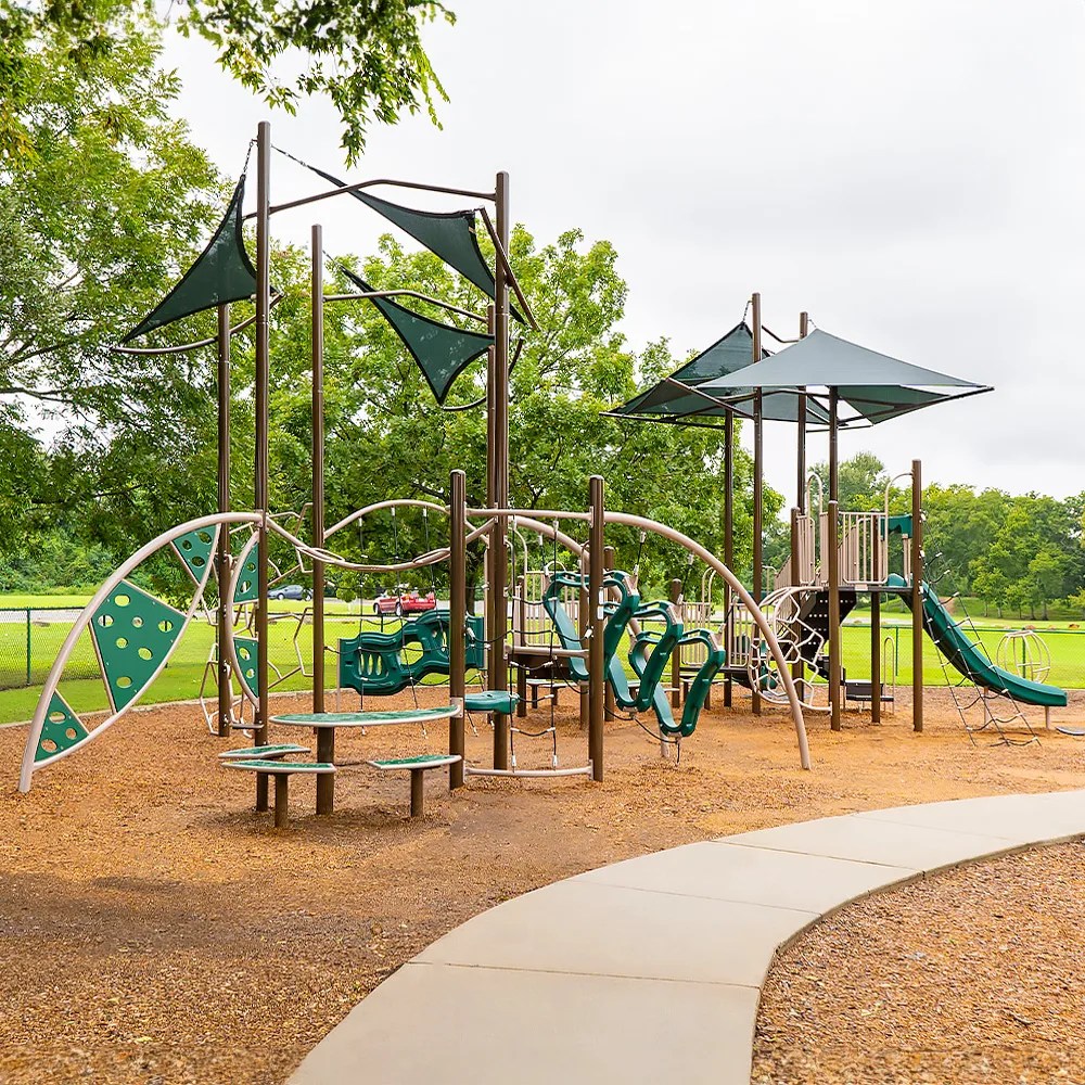 Pecan Grove | fun abounds | playground climbing