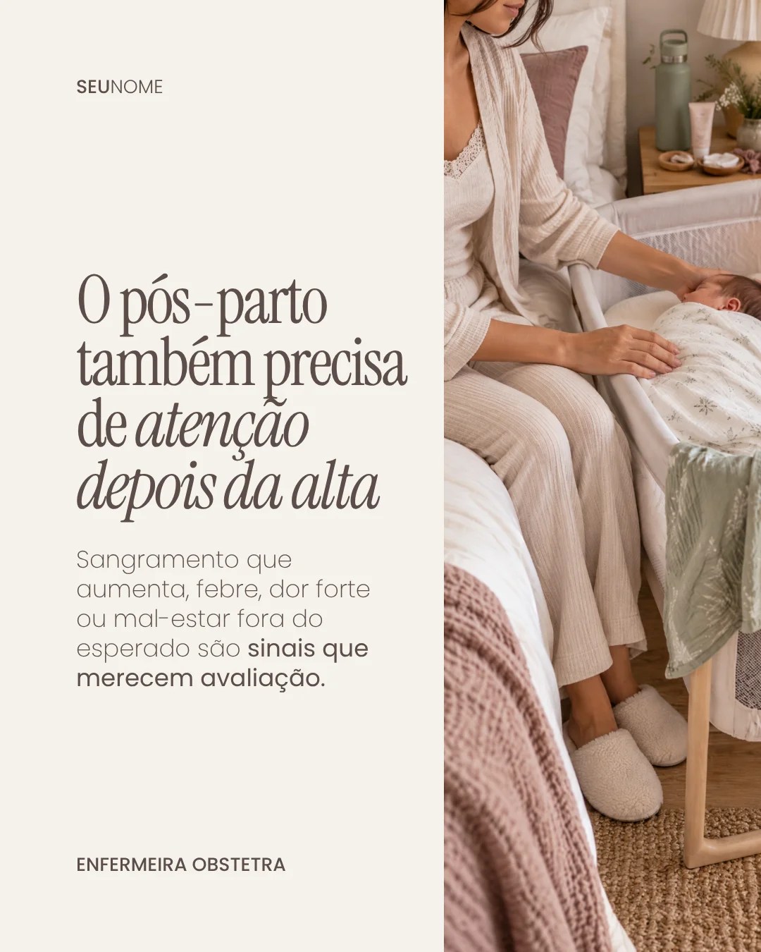 Post para feed de enfermagem obstétrica 4