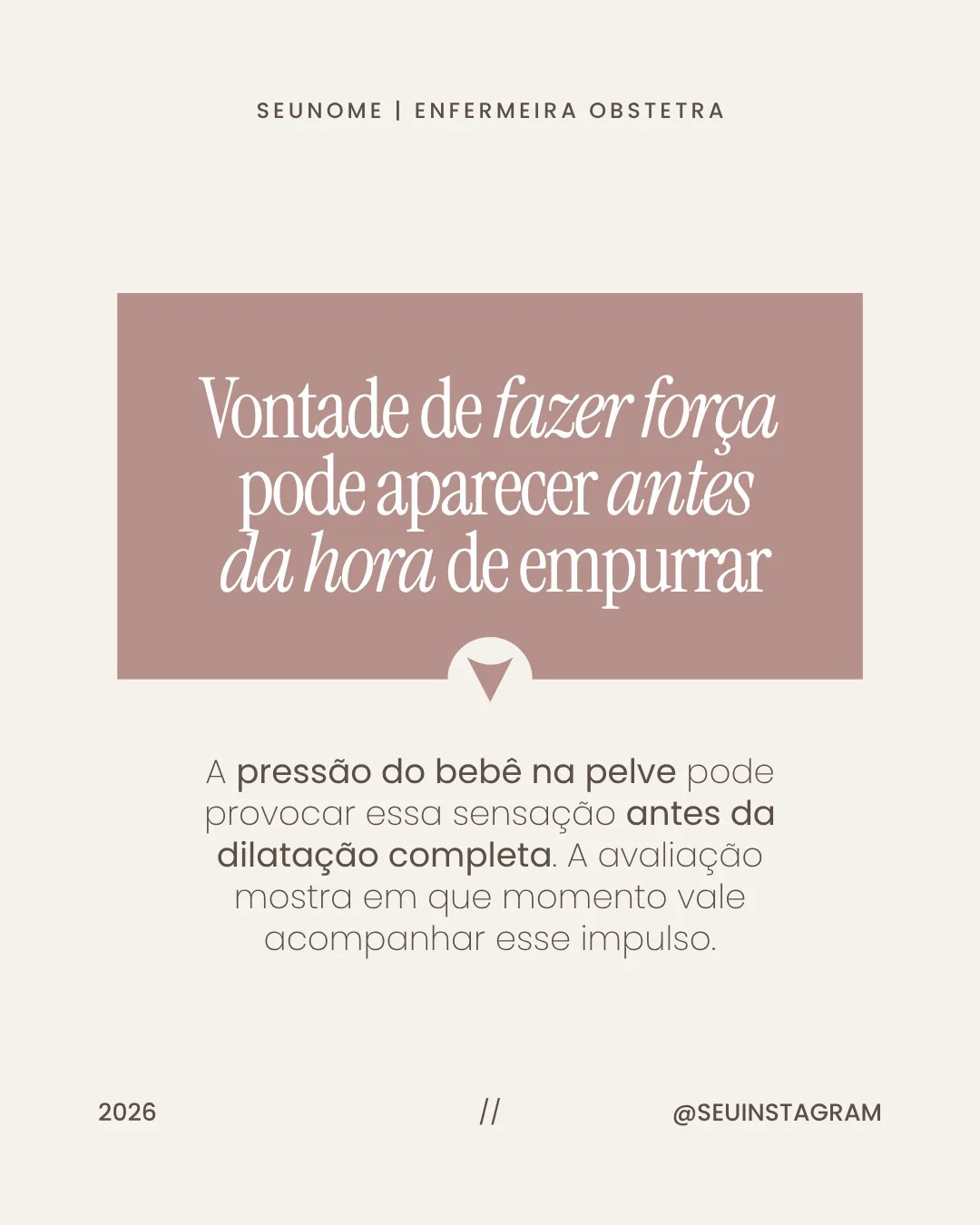 Post para feed de enfermagem obstétrica 14