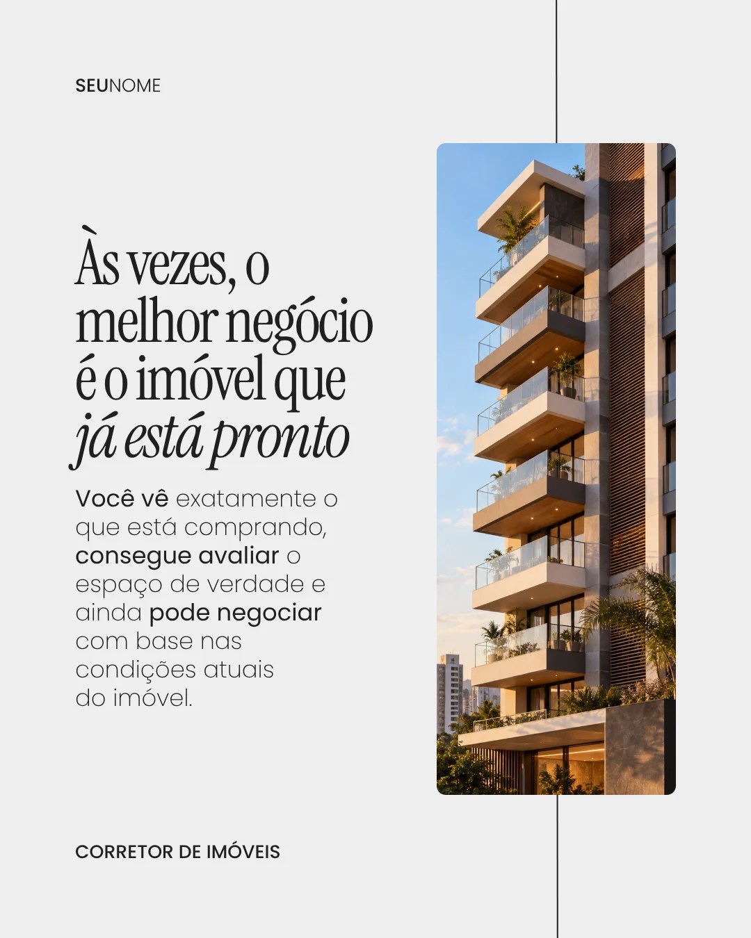 Post de corretor de imóveis 3
