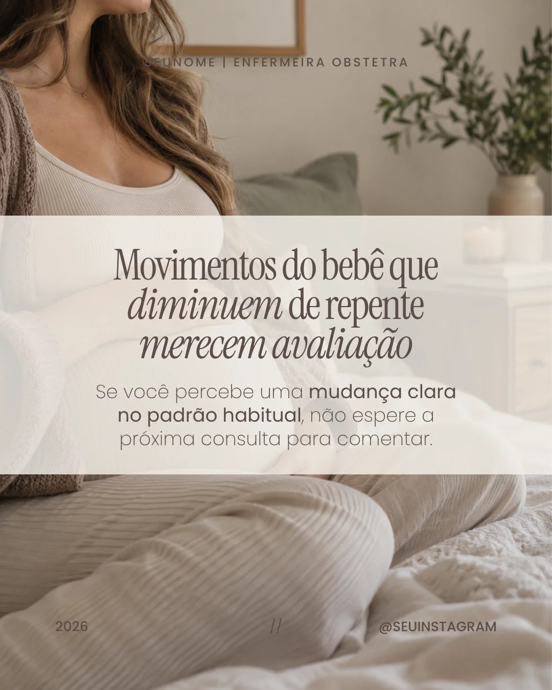 Post para feed de enfermagem obstétrica 7