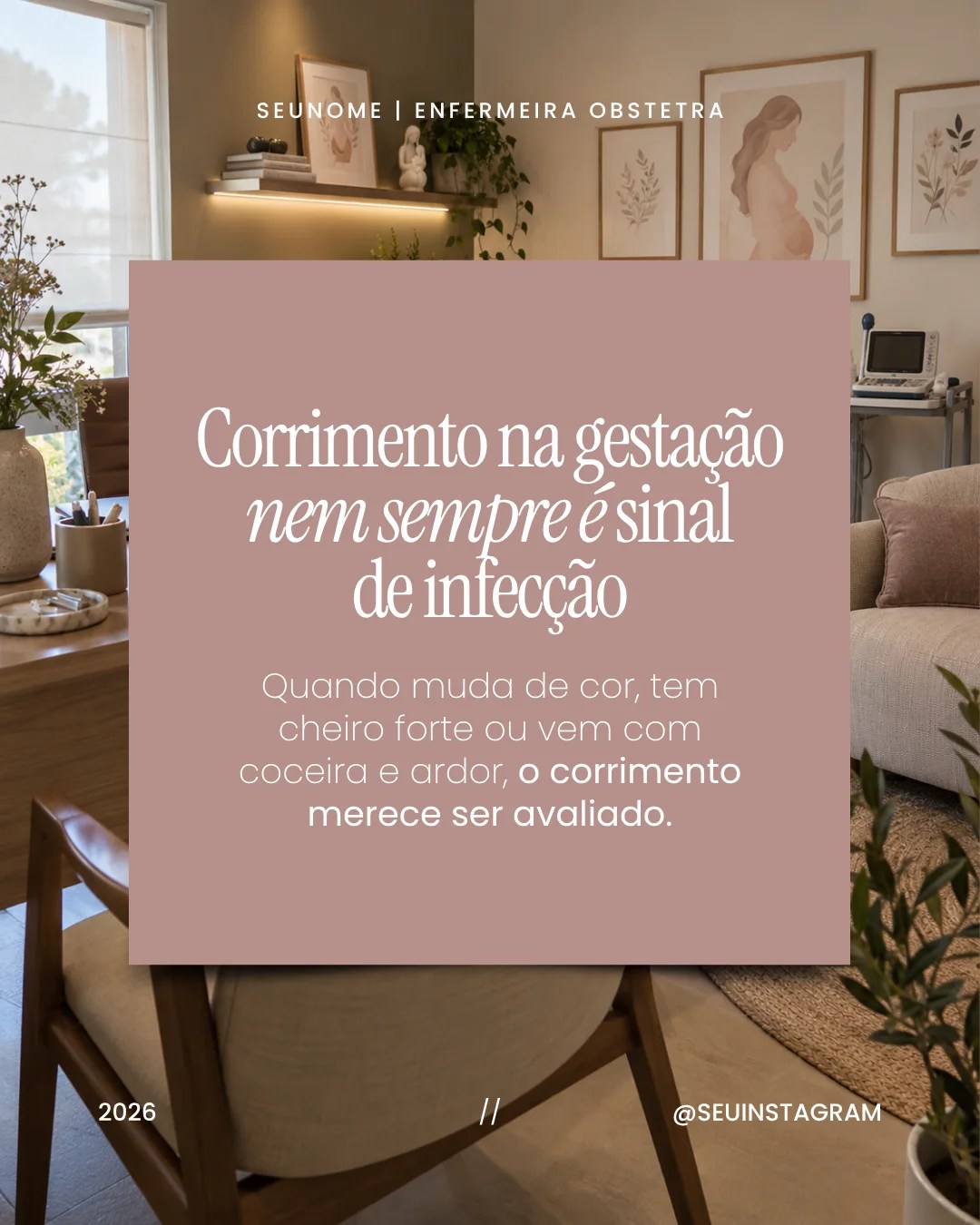 Post para feed de enfermagem obstétrica 8
