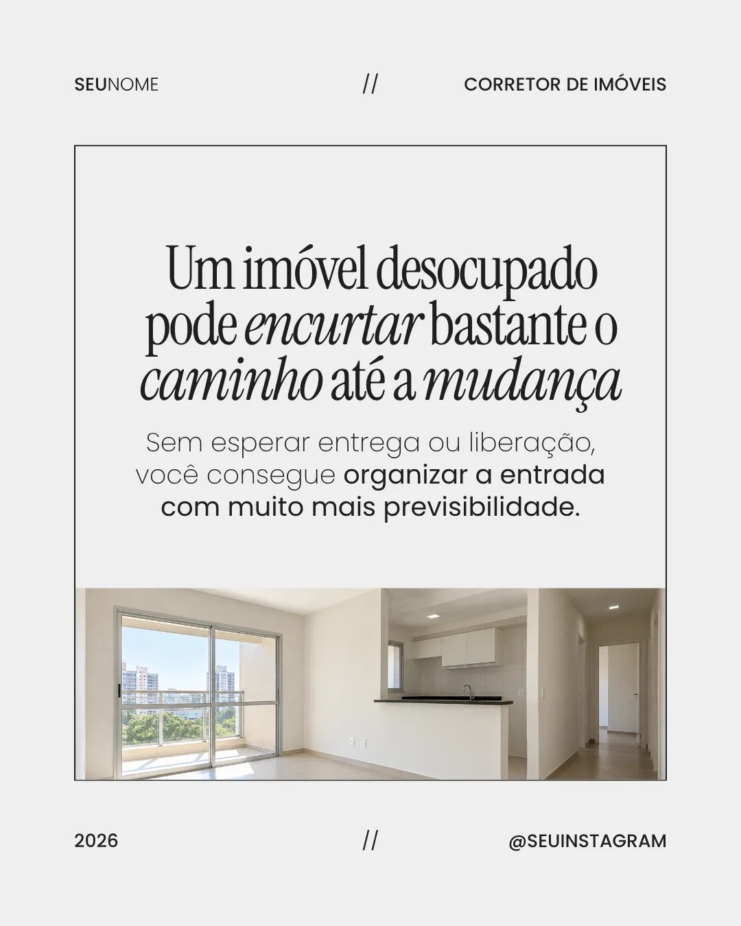 Post para feed de mercado imobiliário 1
