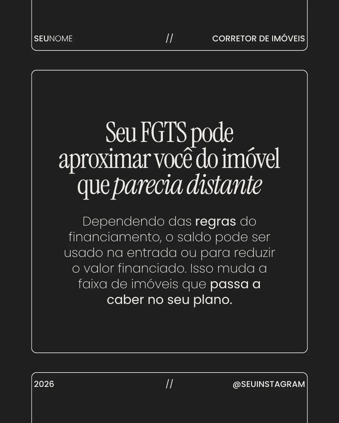 Post para feed de mercado imobiliário 16