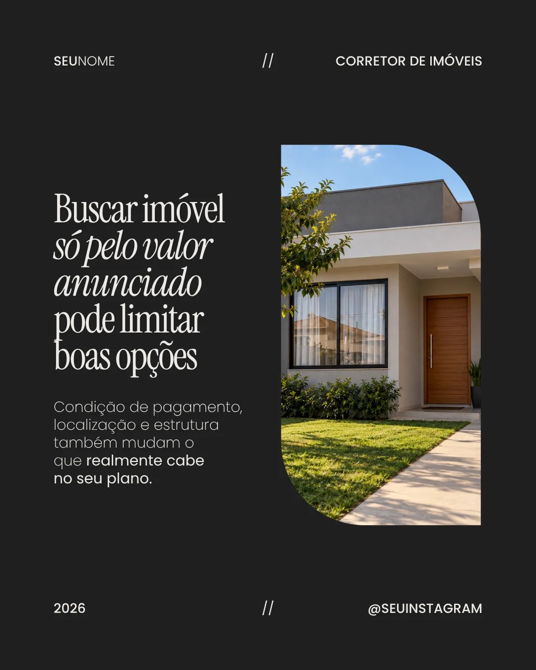 Post de corretor de imóveis 1