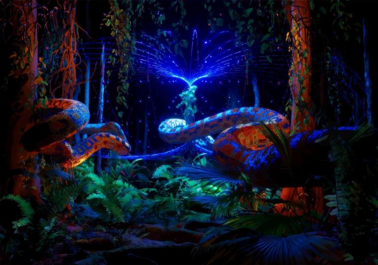 Plant Spirits, 2024. Single digital work stored on chain. Physical work at 78.7 x 55.1 in (200 x 140 cm) Plant Spirits, 2024. Single digital work stored on chain. Physical work at 78.7 x 55.1 in (200 x 140 cm)