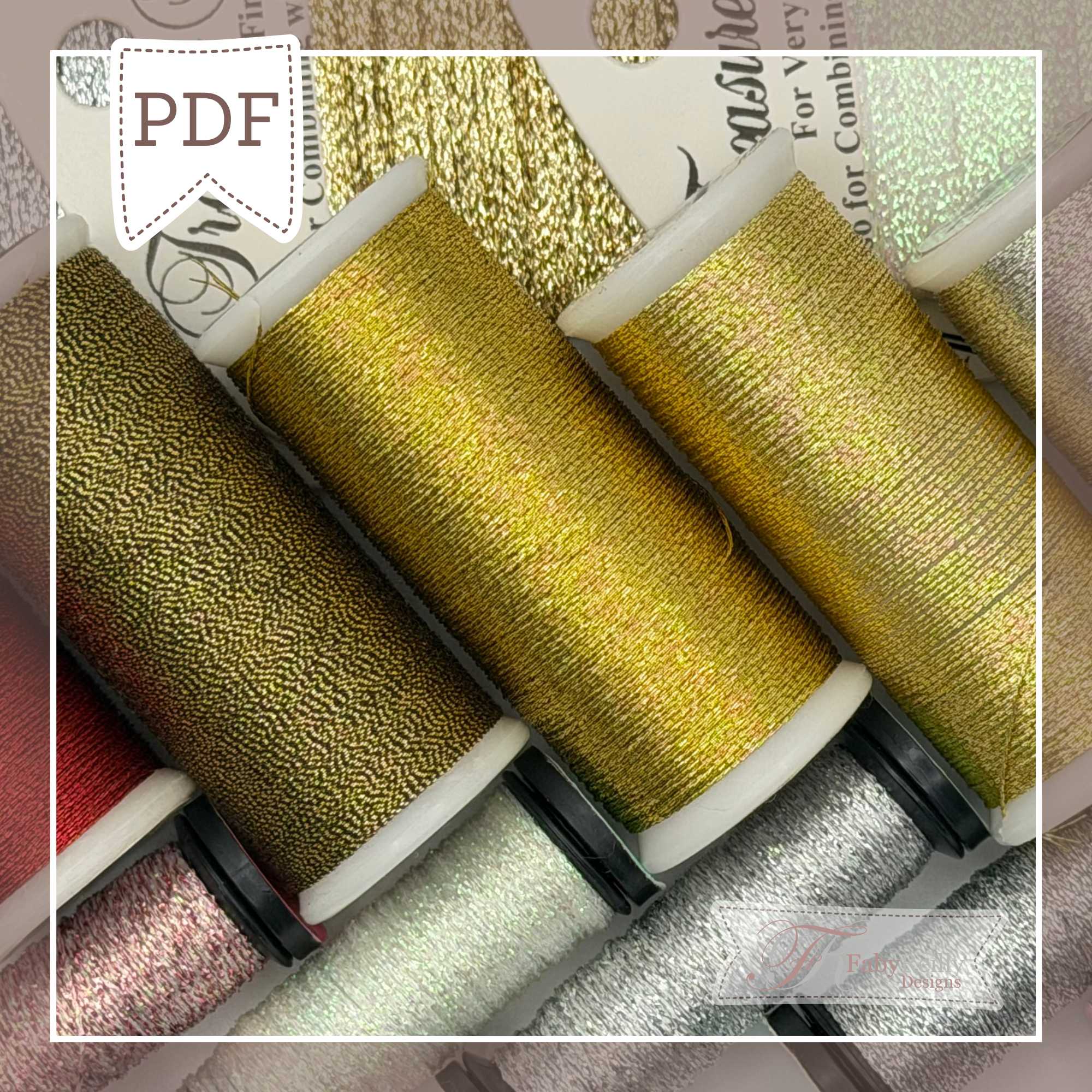 metallic threads