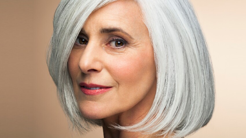 pic Coupe Courte Cheveux Gris Femme 40 Ans femme actuelle