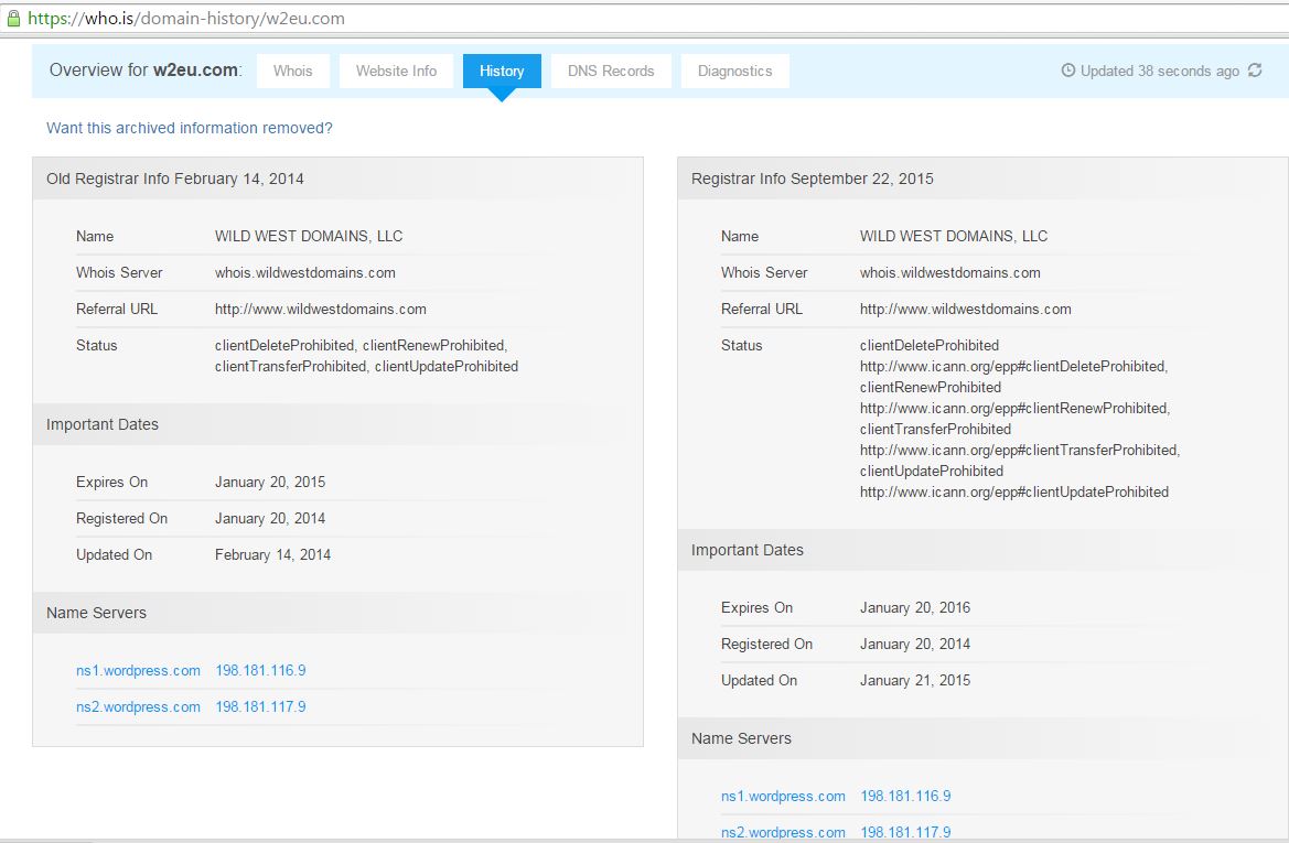 w2eu.com whois w2eu.com whois
