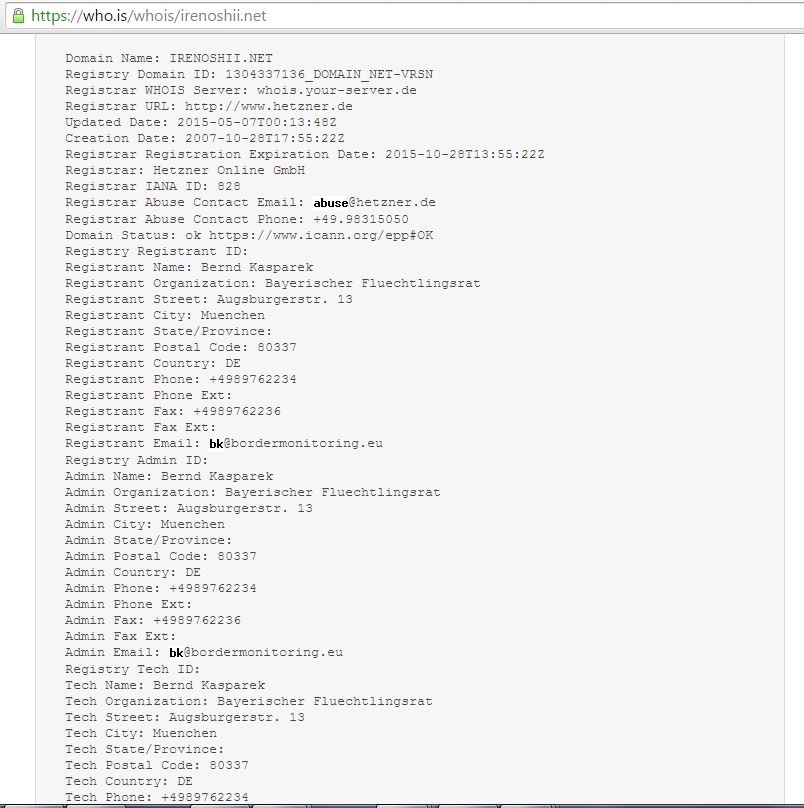 who is irenoshii.net who is irenoshii.net