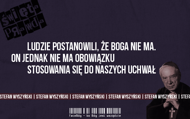 Tytuł tej perełki to jednocześnie motto życiowe ks. Stefan WyszyÅski (VII) | faceBÃ³g