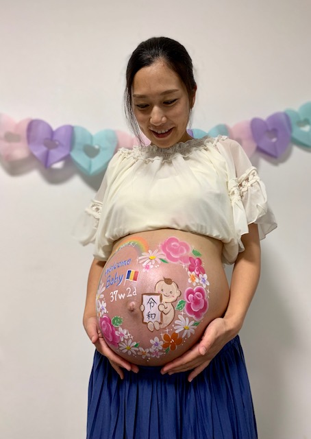 マタニティペイント作品-新井梢04