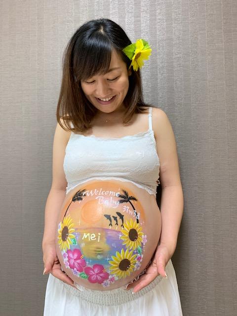 マタニティペイント作品-新井梢02