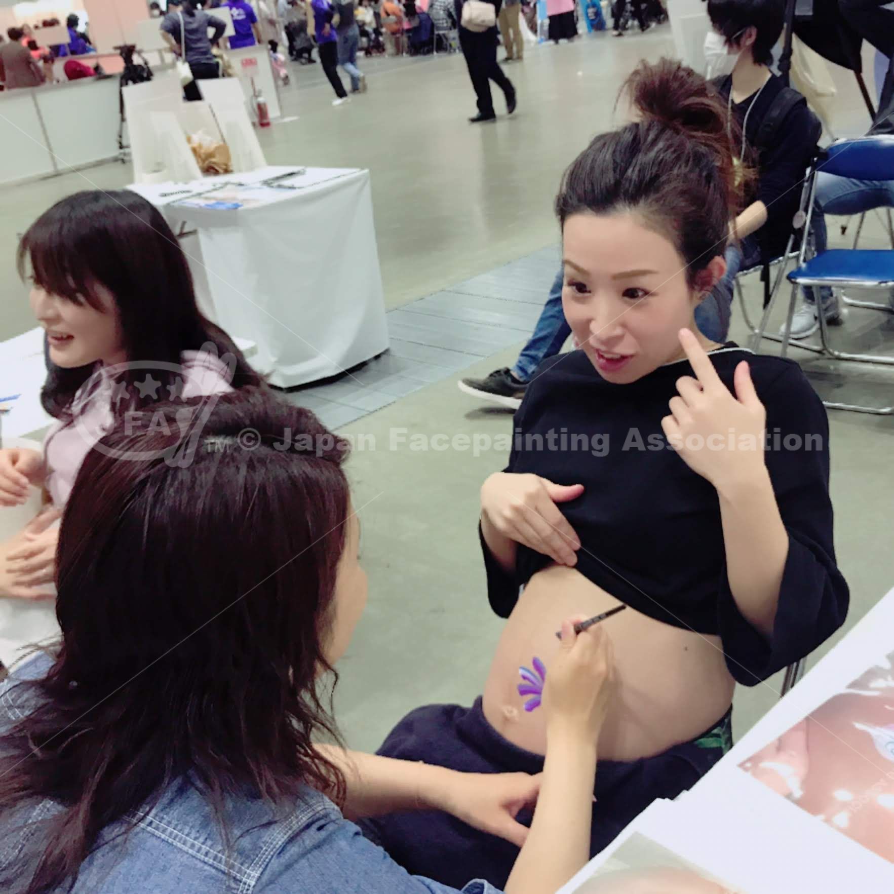 マタニティペイント撮影会の画像