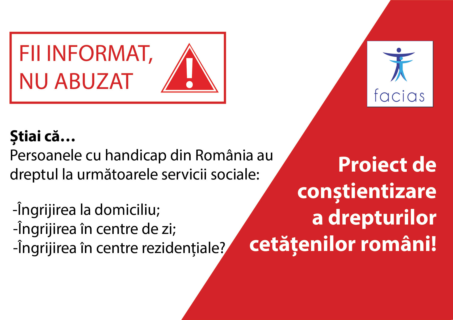 2 (1) persoanele cu handicap sunt acele persoane cărora mediul social, neadaptat deficienţelor lor fizice, Ghid Practic Simplificat Èi Exemplificat RÄspundem IntrebÄrilor DumneavoastrÄ Cum Ne InformÄm Corect Pentru A Proteja Drepturile Persoanelor Cu Diverse DizabilitÄÈi Èi Pe Ale Celor Care Ii Ingrijesc Facias