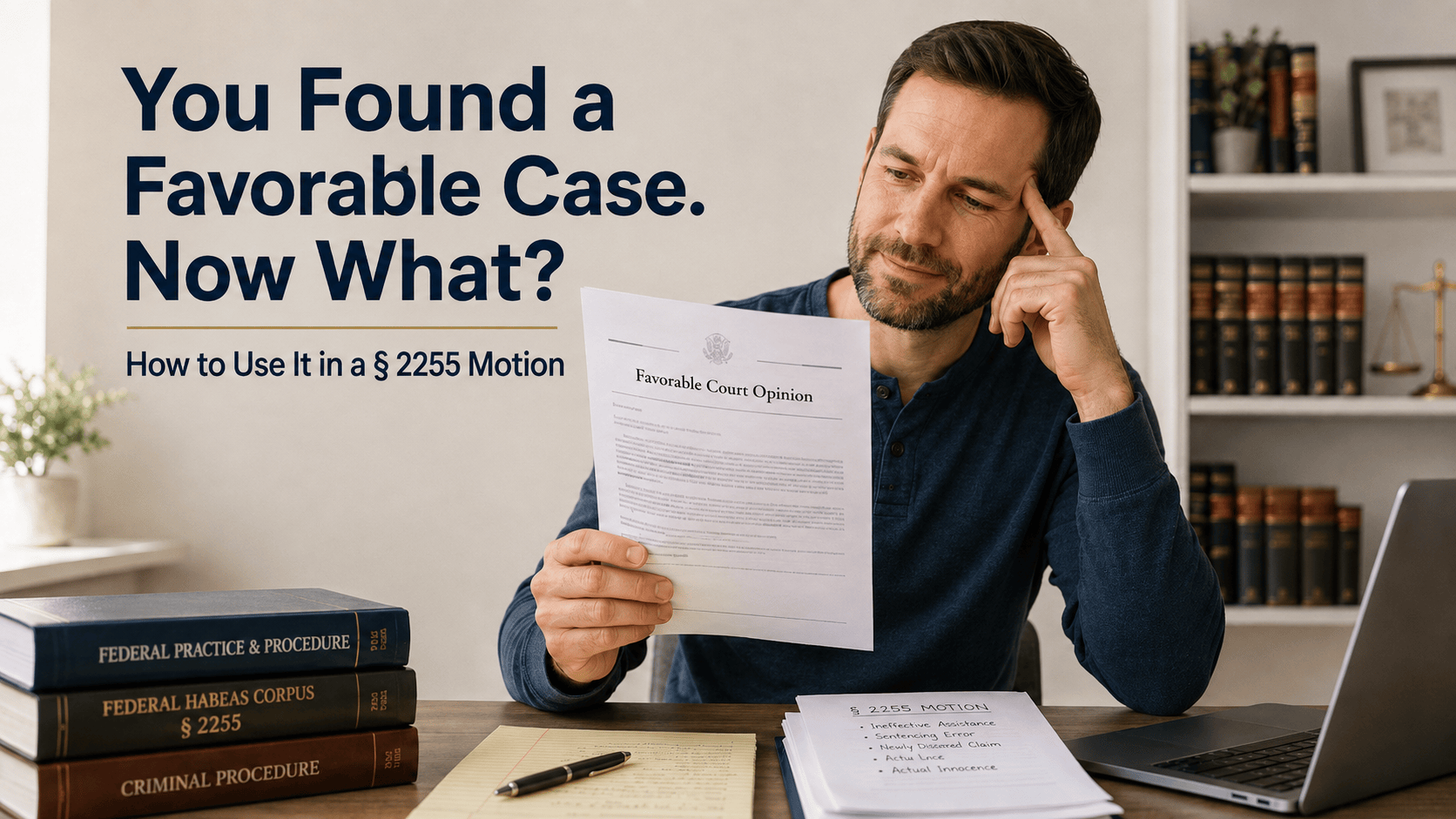 You Found a Favorable Case. Now What? How to Use It in a § 2255 Motion