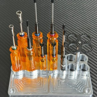 Factory Foote V2 Tool Rack (MIP) with Shock Stand (1/10 Scale)