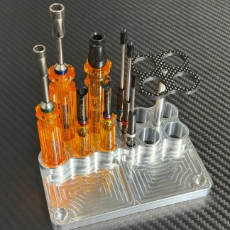 Factory Foote V3 Tool Rack (MIP) with Shock Stand (1/10 Scale)