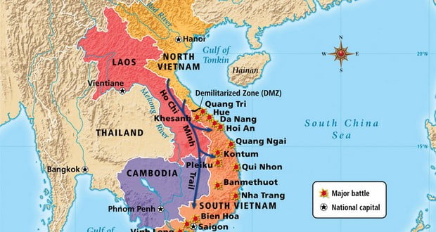 The US used distorted maps
