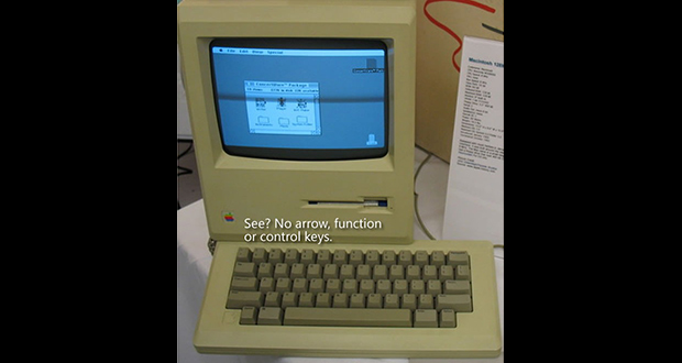 First Macintosh keyboard