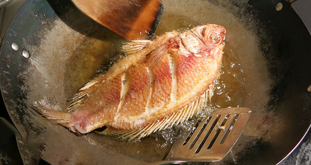 Fish frying