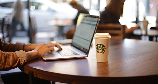 Starbucks round tables