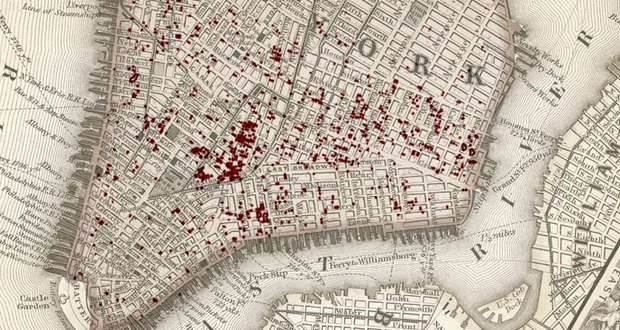Manhattan Cholera Outbreaks