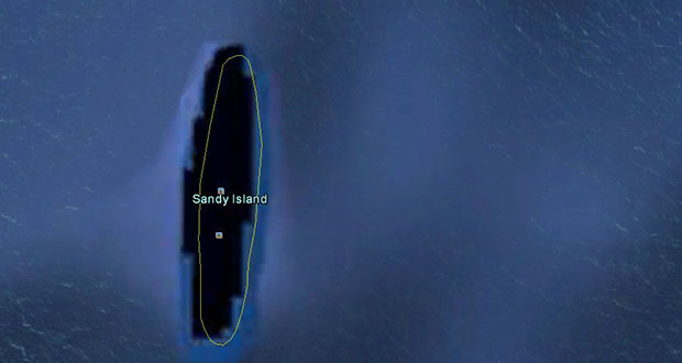 Sandy Island's Undiscovery
