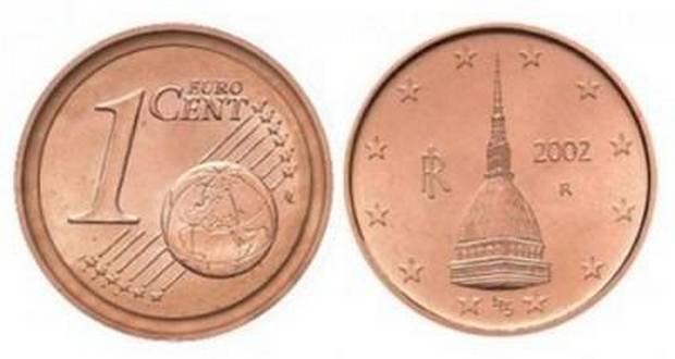 Italian One-Cent Error Coins
