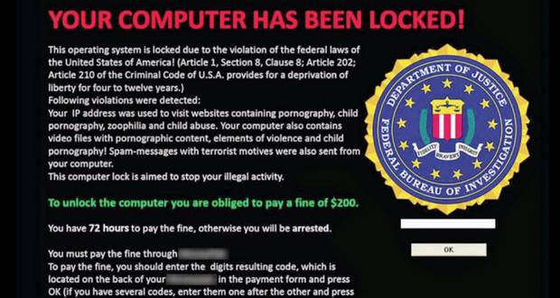Fake FBI Ransomware Accusation