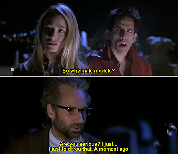 Zoolander's Ad-Libbed Comedy