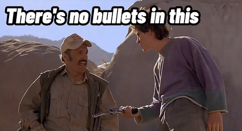 Tremors' Unloaded Gun Check