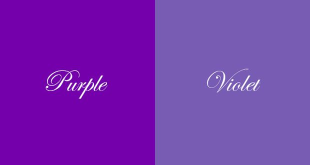 Purple vs. Violet: Color Science