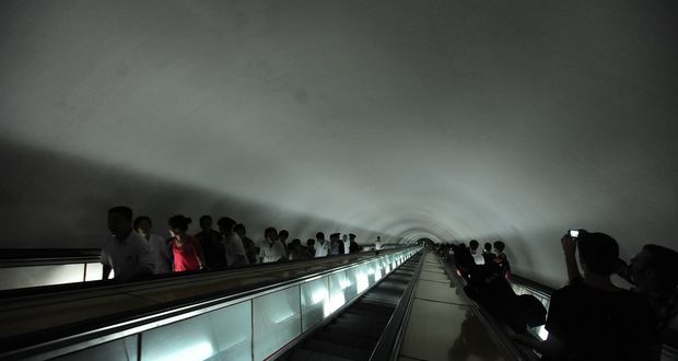 Pyongyang Metro Deep Cheap Subway