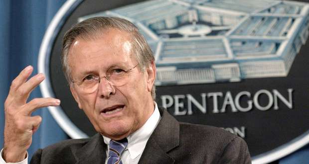 Donald Rumsfeld Pentagon Crash Response