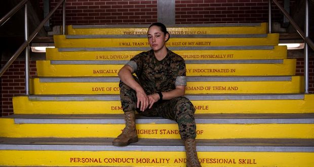 Maria Daume Completes Infantry Training