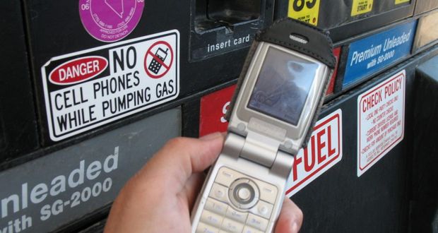 Cell Phones Cannot Ignite Gasoline