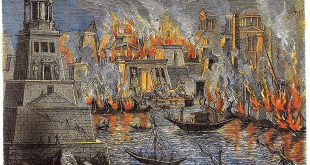 Library Of Alexandria Declined Gradually