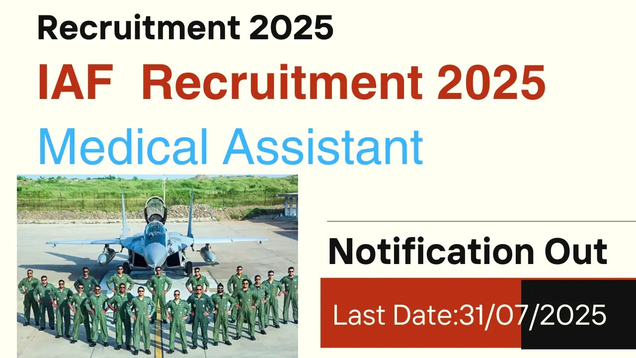 Indian Air Force Group Y Medical Assistant Recruitment 2025