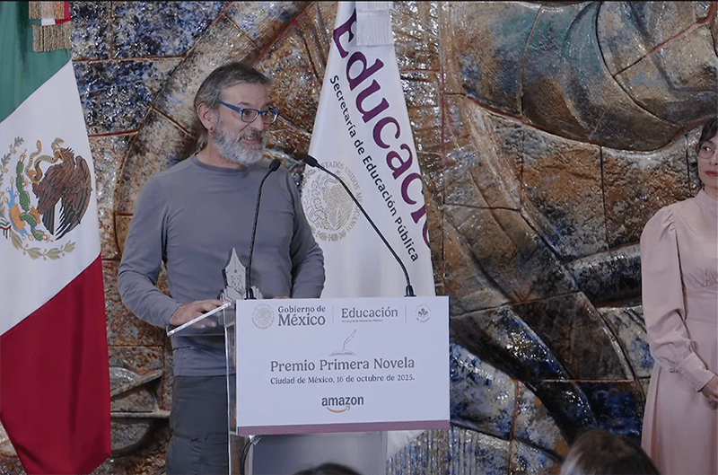 Rodrigo Solís gana el V Premio Primera Novela SEP-Amazon