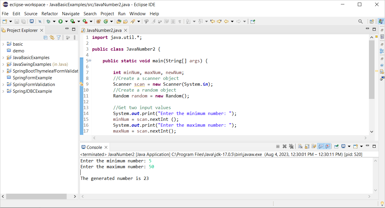 Use of numbers in Java | FahmidasClassroom