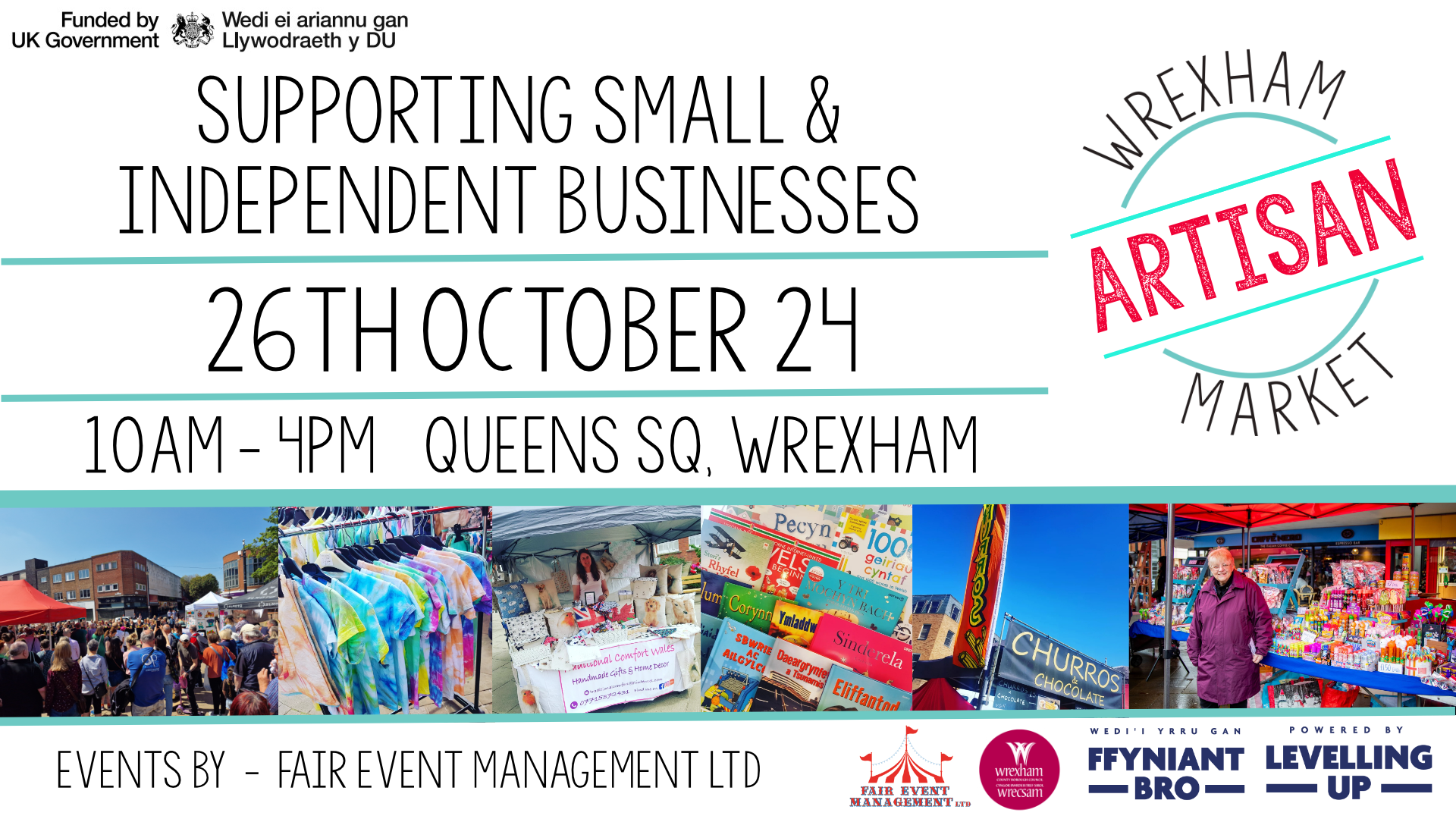 Wrexham Artisan Market – 26th October 2024