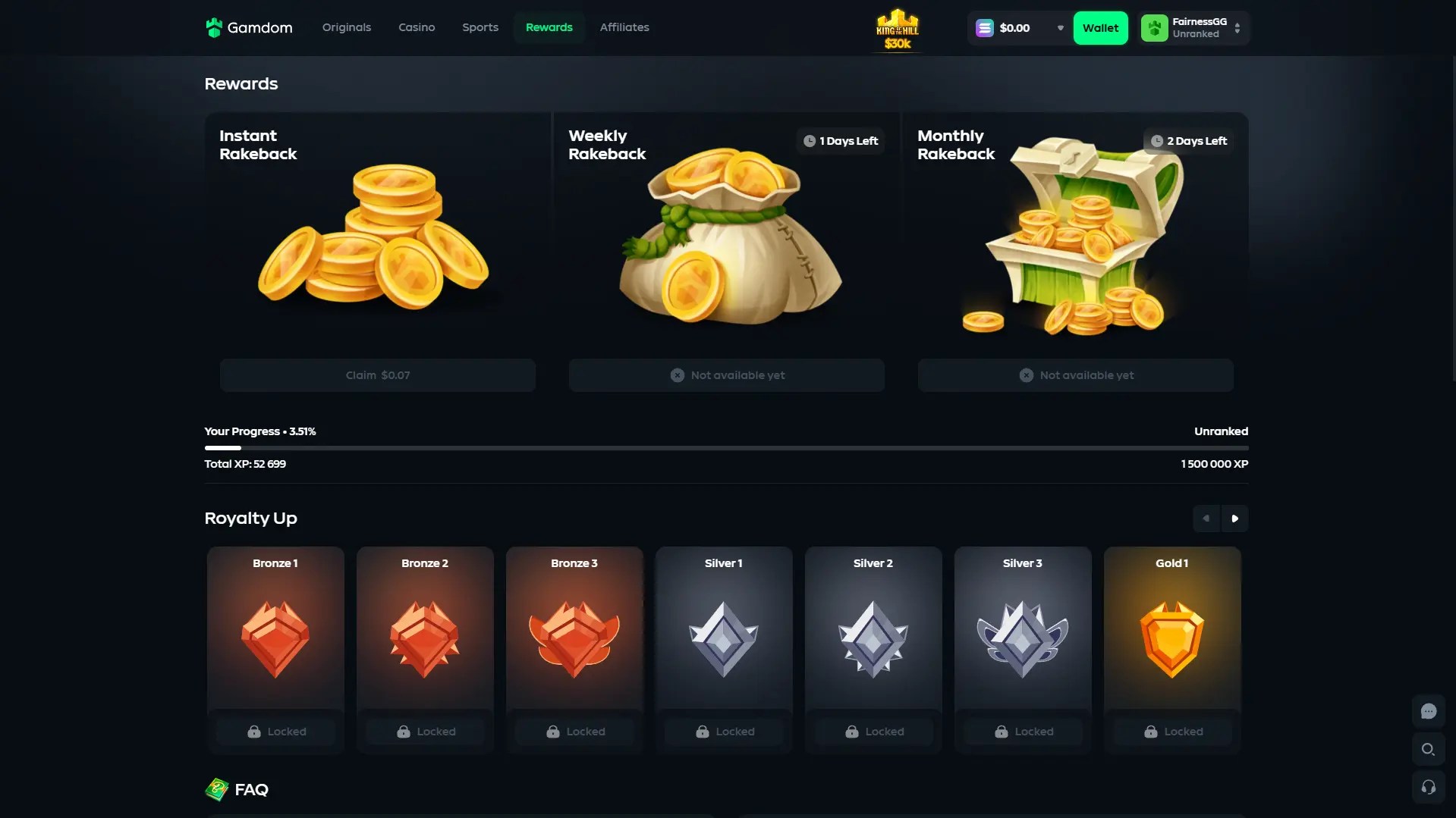 Gamdom Review screenshot 1