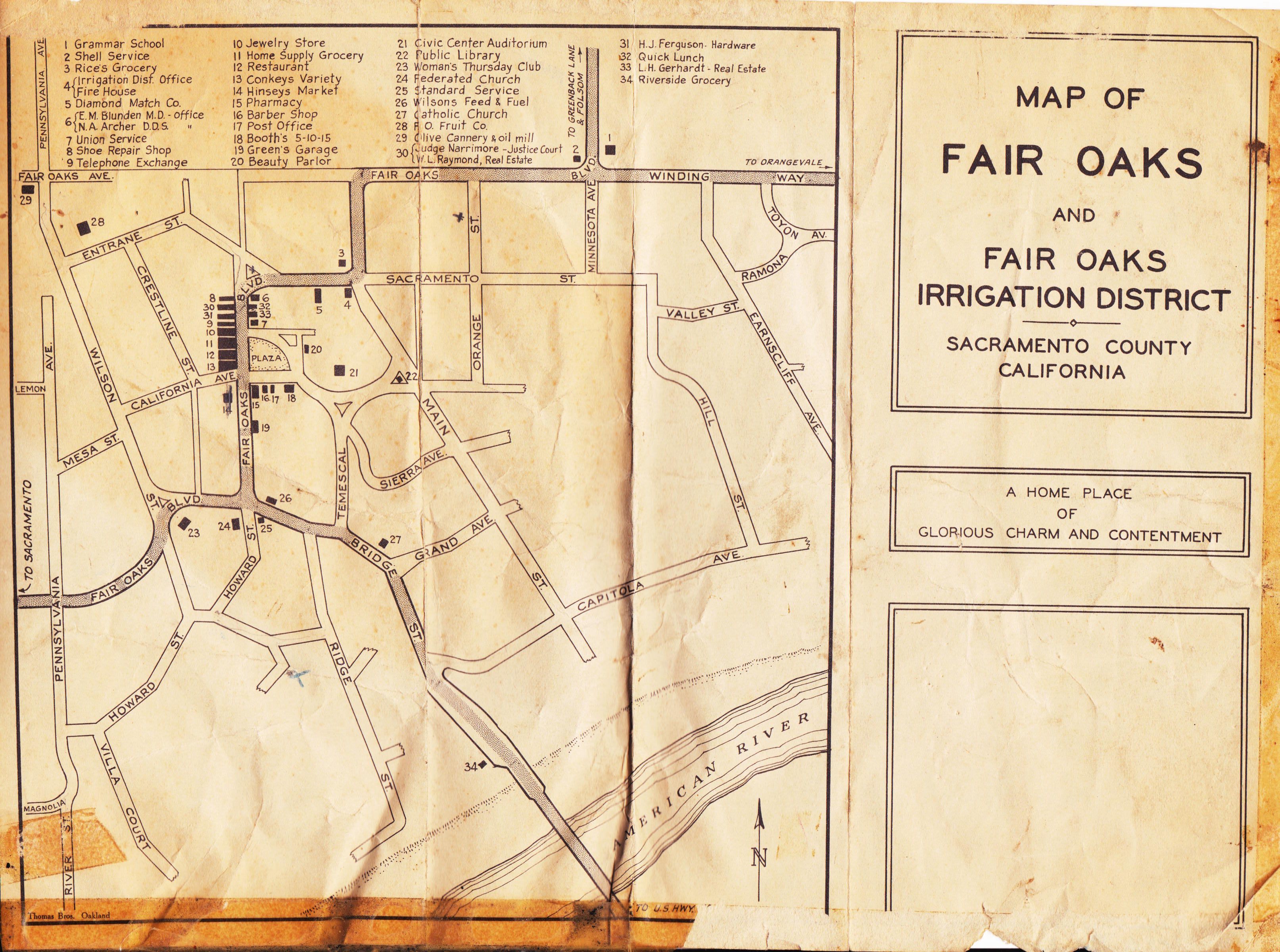 Fair Oaks Historical Society New Maps Fowdmap 
