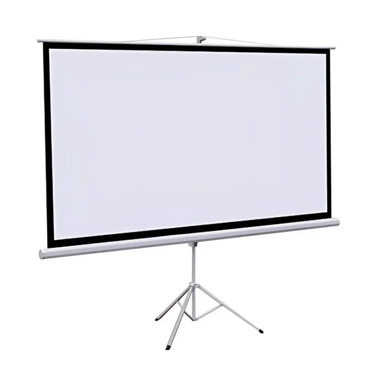 2.4m (96-Inch) HD Projector Screen with Foldable Tripod Stand – Portable, 16:9 Display